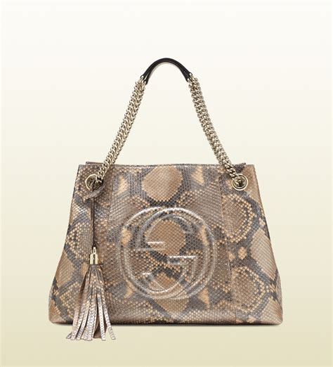 gucci soho python|gucci python handbags.